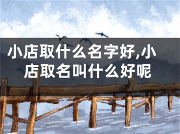 小店取什么名字好,小店取名叫什么好呢