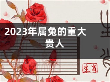 2023年属兔的重大贵人