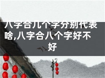 八字合几个字分别代表啥,八字合八个字好不好