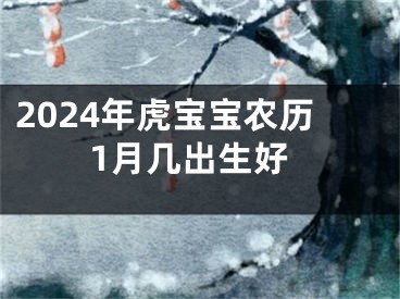 2024年虎宝宝农历1月几出生好