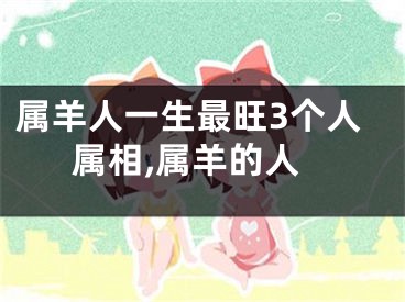 属羊人一生最旺3个人属相,属羊的人