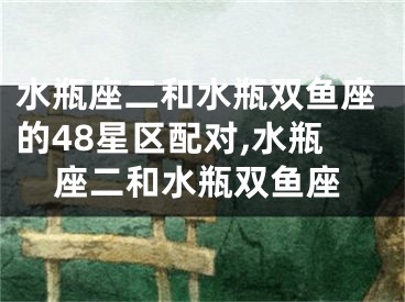 水瓶座二和水瓶双鱼座的48星区配对,水瓶座二和水瓶双鱼座