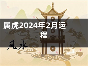 属虎2024年2月运程