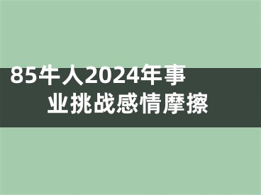 85牛人2024年事业挑战感情摩擦