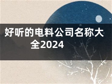 好听的电料公司名称大全2024