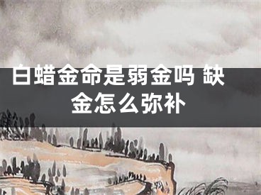 白蜡金命是弱金吗 缺金怎么弥补