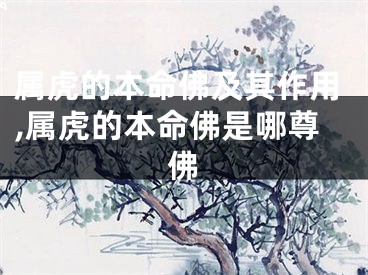 属虎的本命佛及其作用,属虎的本命佛是哪尊佛