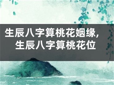 生辰八字算桃花姻缘,生辰八字算桃花位