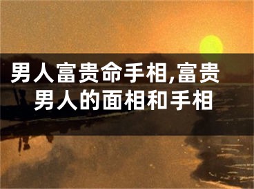 男人富贵命手相,富贵男人的面相和手相