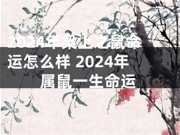2024年梁上之鼠命运怎么样 2024年属鼠一生命运
