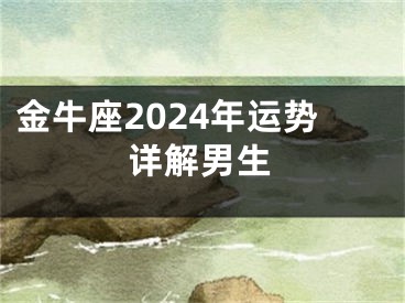 金牛座2024年运势详解男生