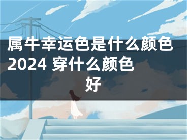 属牛幸运色是什么颜色2024 穿什么颜色好