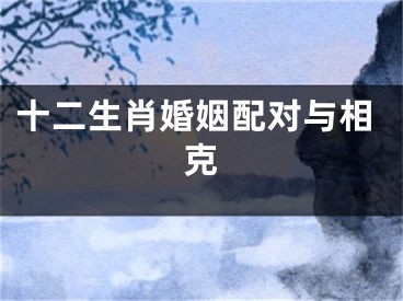 十二生肖婚姻配对与相克