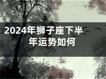 2024年狮子座下半年运势如何