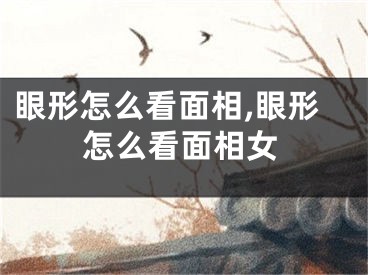 眼形怎么看面相,眼形怎么看面相女