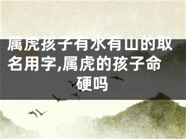 属虎孩子有水有山的取名用字,属虎的孩子命硬吗