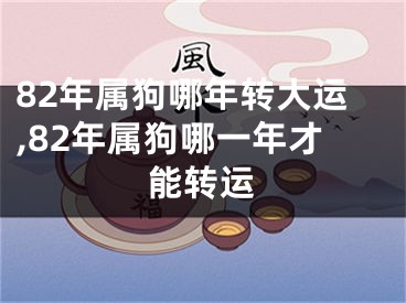 82年属狗哪年转大运,82年属狗哪一年才能转运