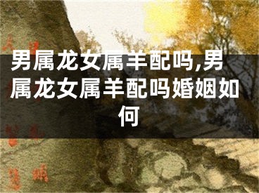 男属龙女属羊配吗,男属龙女属羊配吗婚姻如何