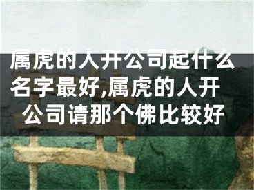 属虎的人开公司起什么名字最好,属虎的人开公司请那个佛比较好