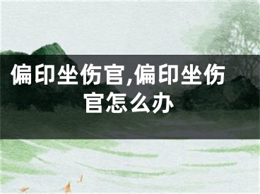 偏印坐伤官,偏印坐伤官怎么办