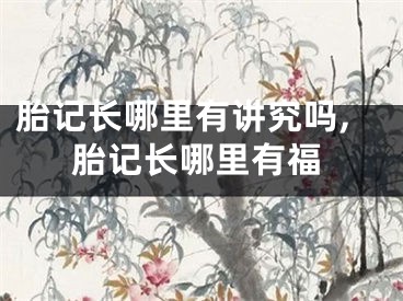 胎记长哪里有讲究吗,胎记长哪里有福