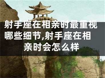 射手座在相亲时最重视哪些细节,射手座在相亲时会怎么样