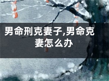 男命刑克妻子,男命克妻怎么办