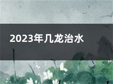 2023年几龙治水