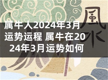 属牛人2024年3月运势运程 属牛在2024年3月运势如何