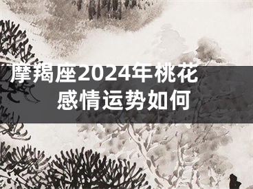摩羯座2024年桃花感情运势如何