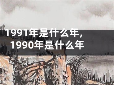 1991年是什么年,1990年是什么年
