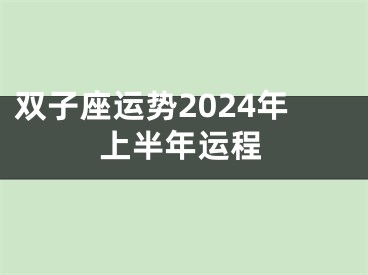 双子座运势2024年上半年运程