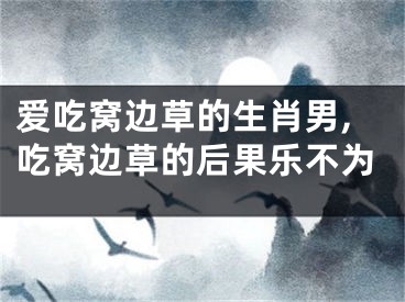 爱吃窝边草的生肖男,吃窝边草的后果乐不为