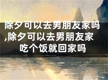 除夕可以去男朋友家吗,除夕可以去男朋友家吃个饭就回家吗