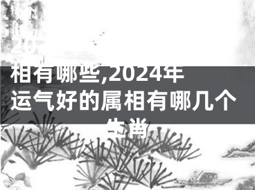 2024年运气好的属相有哪些,2024年运气好的属相有哪几个生肖