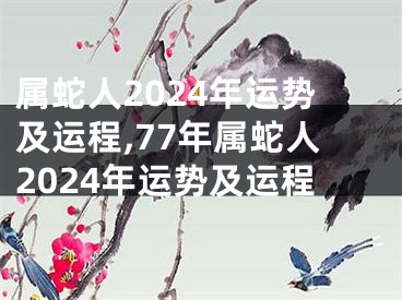 属蛇人2024年运势及运程,77年属蛇人2024年运势及运程