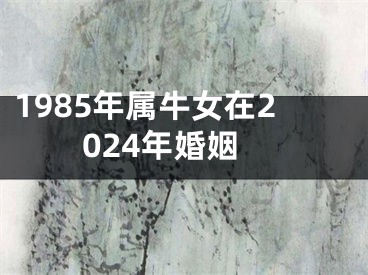 1985年属牛女在2024年婚姻