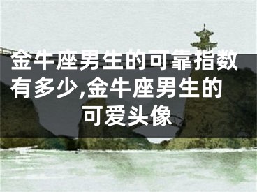 金牛座男生的可靠指数有多少,金牛座男生的可爱头像