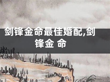 剑锋金命最佳婚配,剑锋金 命
