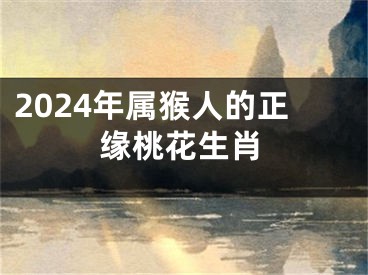 2024年属猴人的正缘桃花生肖