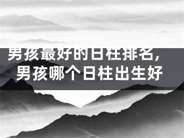 男孩最好的日柱排名,男孩哪个日柱出生好