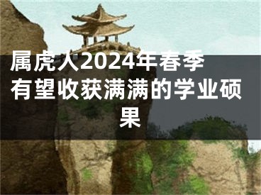 属虎人2024年春季有望收获满满的学业硕果