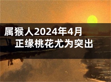 属猴人2024年4月正缘桃花尤为突出