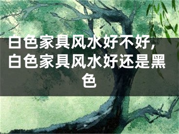 白色家具风水好不好,白色家具风水好还是黑色