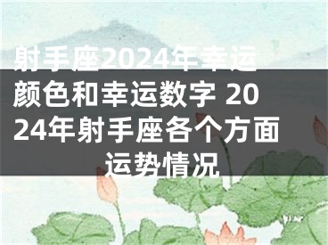 射手座2024年幸运颜色和幸运数字 2024年射手座各个方面运势情况