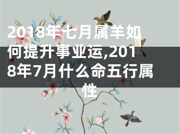 2018年七月属羊如何提升事业运,2018年7月什么命五行属性