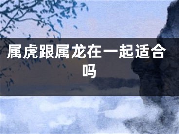 属虎跟属龙在一起适合吗