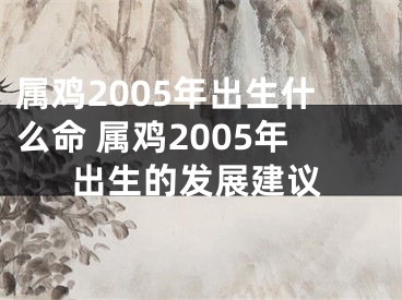 属鸡2005年出生什么命 属鸡2005年出生的发展建议