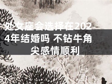 处女座会选择在2024年结婚吗 不钻牛角尖感情顺利