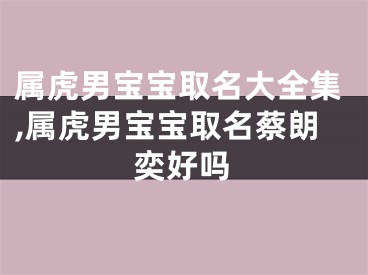 属虎男宝宝取名大全集,属虎男宝宝取名蔡朗奕好吗